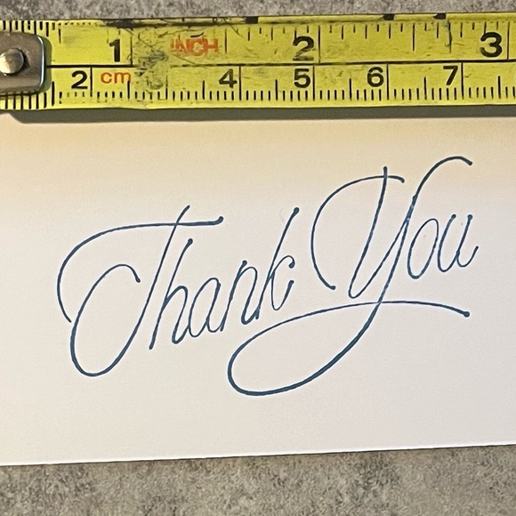 25 Handmade Floral Thank You Cards - Picture 3 of 3